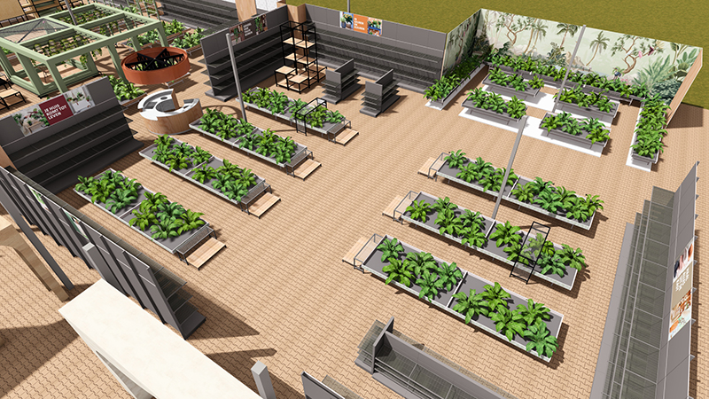 Nieuwe kas Intratuin Halsteren